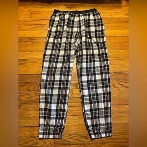 Victoria's Secret Black Pink White PJ Bottoms